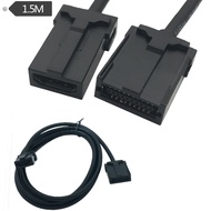 สายต่อ HDMI Type E ตัวผู้เป็น Type A ตัวเมียสาย AV HDMI สายวิดีโอ HD สำหรับเชื่อมต่อรถยนต์ระบบดิจิทัลในรถยนต์ทีวีหน้าจอ HD เครื่องเล่นวิดีโอ GPS ยาว1.5เมตร