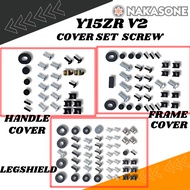 YAMAHA Y15ZR V2 Y15 V2 COVER SET SCREW COMPLETE FULL SET SKRU SET