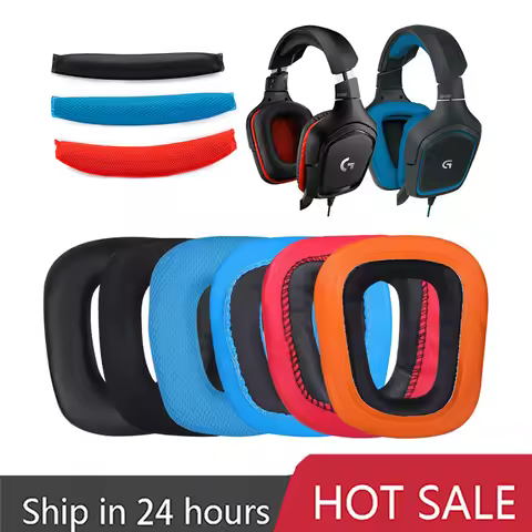 Ear Pads Cushion muff cap beam for logitech G331 G332 G432 G431 G430 G230 G231 G930 Headset headphon