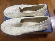 Keds Double Decker Crochet 白色休閒鞋