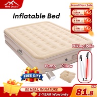 WTHB Inflatable Air Bed Mattress With Pump Portable  Single/Double Tilam Angin Camping Bed 40cm