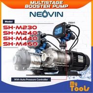 Mytools NEOVIN Stainless Steel Multistage Booster Pump SH-M230 SH-M240 SH-M440 SH-M460 Surface Water