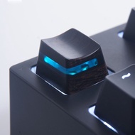 【】 Mechanical Keyboard Black Wooden Keycaps Ebony R1 R2 R3 R4 1u Esc Wasd 1.25u Ctrl Win Fn Alt 1.75