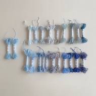 迷你織布機專用織線組 (晨曦藍)