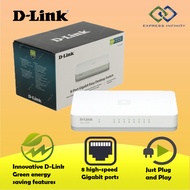 D-Link DGS-1008A 8 Port Gigabit Easy Unmanaged Desktop Switch
