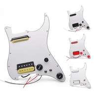 Alnico 5 Prewired ST Pickguard Coil Splitting Pickguard HH(Mini Humbucker+Humbucker) Loaded Pickguar