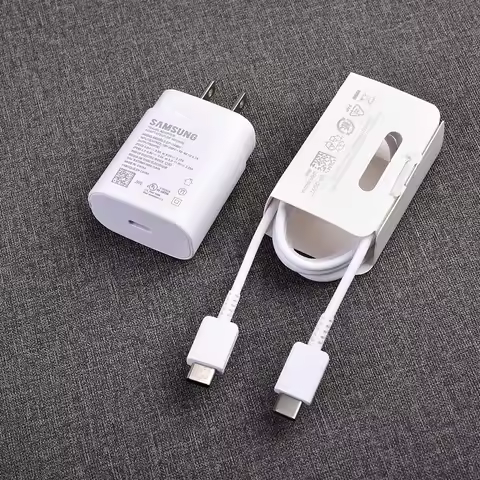EP-TA800 Samsung 25W Charger Super Fast Charge Adapter 1M PD Cable For Galaxy S22 S21 S20 FE S10 5G 