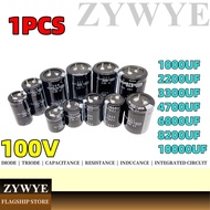 1pcs Electrolytic Capacitor 100V 1,000UF 2200UF 3300UF 4700UF 6800UF 8200UF 1,000UF 100V Hard Foot E