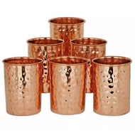 🇮🇳Indian Handmade 300ml Handmade Copper Cup Indian Copper Cup Ayurvedic 100% Copper Cup Handmade Cop