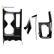 Car Center Console Cup Holder Gear Panel Decoration Cover Trim Stickers for   -V Vezel 2021 2022