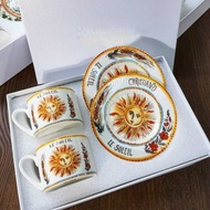 New D-2 X Saucers/ Ceramic and Saucer Set Tea European Family Cups Coffee Cup with Gif Box