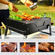 Portable BBQ Stove BBQ Grill Set BBQ Lipat Steel Stove Portable Tempat BBQ Pembakar BBQ Set Camping