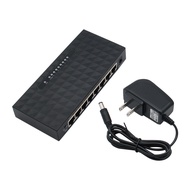 8 Port Gigabit Ethernet Switch, Full Gigabit Network Vlan Switch for Fast Network Transmission