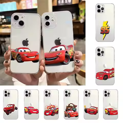 Cars L-LightningS M-McQueenS Phone Case For Iphone 15 11 13 14 Pro Max 7 8 Plus X Xr Xs Max 16pro 12
