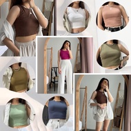 Basic Tank Top Crop Top Tank Top Rib Tank Top Camisole Tank Top Crop Top/ Knitted Crop Top/ tank top