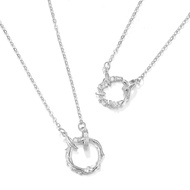 C clect Blue Eucalyptus Love Necklace Female Light Luxury Niche ins Exquisite Simple Classy Gift Box