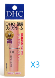 DHC - DHC - Lip Cream 橄欖護唇膏 1.5 x 3枝 [平行進口]