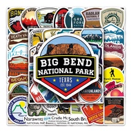 50Pcs/Set ❉ National Park Series 02 Mountains & Lakes Stickers ❉ Outdoor Adventure DIY Fashion Water