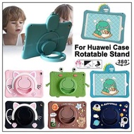 Kids Cartoon Dinosaur Anti-drop Tablet Case for Huawei MediaPad M