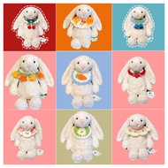 31cm Jellycat Bonnie Rabbit Saliva Scarf Hand-Crocheted Doll Clothes Accessories 28/36cm Barcelona B