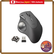 ELECOM Wireless Trackball Mouse IST Wireless 2.4GHz Bearing Support Thumb Operation 36mm Ball 5 Butt