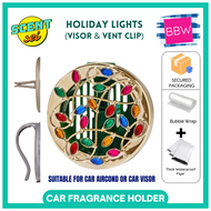 Holiday Lights Bath & Body Works BBW Car Fragrance Refill Holder 100% Authentic