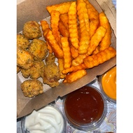 Chicken popcorn/fries