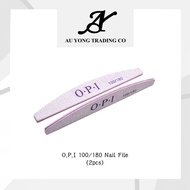 O.P.I 100/180 Nail File (2pieces)