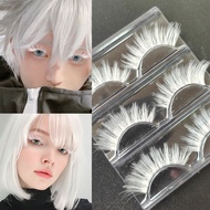 Three Pairs OS White Style Anime Objects False Eyelashes Comic Exhibition Gojo Go Stage Whole Stem F