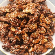 [In stock]Honey Sesame Walnuts Snack 250g/500g - nut / Honey Roasted Sesame Nuts Walnuts / New amber