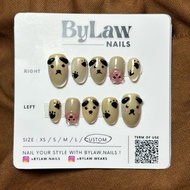 [ BYLAW.NAILS ] Cute Puppy Cute Dog | PREMIUM FAKE NAILS | PRESS ON NAILS | FAKE NAILS | FAKE NAILS 