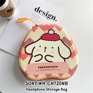 【rising star】For SONY WH-CH720NB Headphone Case Super Cool Cartoon Earpads Storage Bag Headset Casin