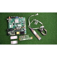 (AC352) Singer TLE430 Mainboard, Tcon, Tcon Ribbon, LVDS, Button. TV Spare Part LCD/LED/Plasma