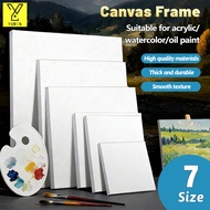 【OHAYO Design】Stretched Canvas with Wooden Board Wooden Frame Painting Canvas Painting Supplies Canv