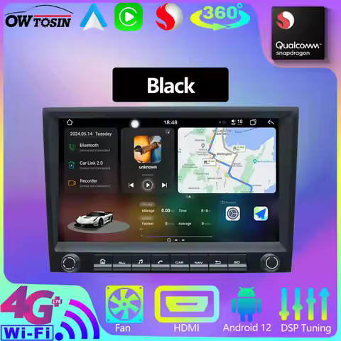 Owtosin UIS7870 12G+256G Android 13 Car Radio Video Multimedia GPS For Porsche Boxster Cayman 987 91