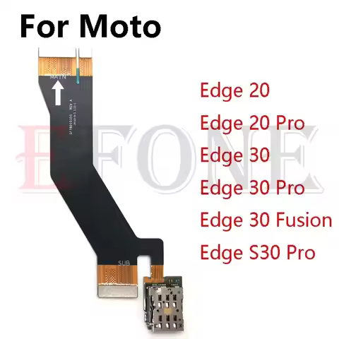 For Motorola Moto Edge 20 30 40 50 Lite Pro Fusion Neo X50 Ultra Pro Plus Sim Card Reader Holder Con
