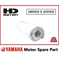 HEAVY DUTY EXHAUST FIBER GLASS 0 WHITE TEBAL 2LAYER 300 MM X 435MM EKZOS PIPE EXHAUST PIPE MUFFLER K