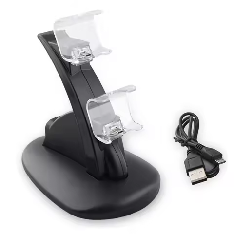For PS4 Dual Controller Charging Dock Charging Station Charging Cradle Dock for PS4 Gamepad Controll