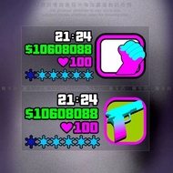 Speed GTA5 Car Sticker Car Scratch Modified Game Unique Electric Motorcycle Sticker Reflective Water