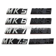 Back Tape Fixing Bracket Front Grille Car Emblem for MK5 MK6 MK7 MK7.5 Logo Car Sticker Glossy Black