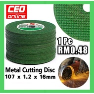 CEO 🇲🇾 DIY Metal Cutting Disc 107x1.0x16mm Angle Grinder Cut Off Wheel Stainless Steel Resin Circular Saw Blade