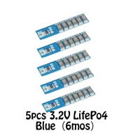 5PCS 1S 15A 3.7V Li-ion 3.2V LifePo4 6MOS BMS PCM Battery Protection Board PCM for 18650 Lithium Lio