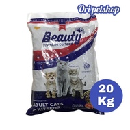 Kualitas No. 1 GRAB/GOJEK - ( KARUNG 20KG ) - makanan kucing beauty