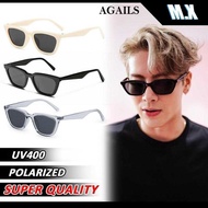 Ss24 MX STUDIO SUNGLASSES Mx-Agails Polarized Cat Eye Jason Eyewear Round Face Glasses UV Protection