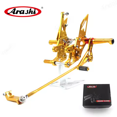 Arashi Rider Rearset Footrest For YAMAHA FZ8 No ABS 2010-2013 CNC Adjustable Foot Pegs Footpegs FZ 8
