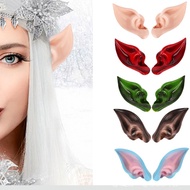 MRG 2Pcs Elf Ears Long Fairy Elf Ears Soft Pointed Fairy Ears for Halloween Cosplays