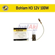 H3 12V 100W Clear Flosser Bulb