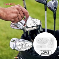[Lohobby] 10pcs Golf Tape Label Golf Impacts Tape Golf Club, Golf Accessories, Accuracy Removable Pr
