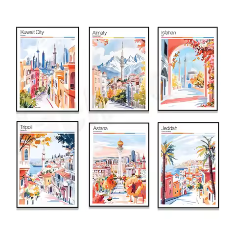 Dubai, Tehran, Iran, Sulaymaniyah Iraq, Saudi Arabia, Kuwait City, Bishkek, Lebanon, Astana, Almaty 