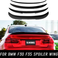 For BMW 3 Series F30 F31 F35 M4 MP PSM Style Carbon Glossy Black Rear Trunk Lid Car Spoiler Wings Tu
